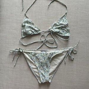 NEW Massimo Dutti Floral Print Bikini